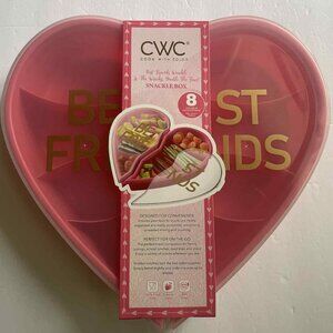 BEST FRIENDS Snackle Box CWC Red Target NEW Storage container Heart